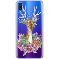 Силіконовий чохол BoxFace Huawei P Smart Plus Deer with flowers (934975-rs5)