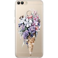 Силіконовий чохол BoxFace Huawei P Smart Ice Cream Flowers (934988-rs17)