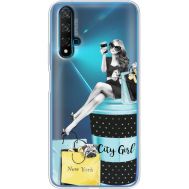 Силіконовий чохол BoxFace Huawei Nova 5T City Girl (38618-cc56)