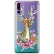 Силіконовий чохол BoxFace Huawei P20 Pro Deer with flowers (936195-rs5)