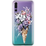 Силіконовий чохол BoxFace Huawei P20 Pro Ice Cream Flowers (936195-rs17)