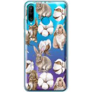 Силіконовий чохол BoxFace Huawei P30 Lite Cotton and Rabbits (36872-cc49)