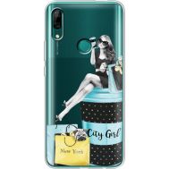 Силіконовий чохол BoxFace Huawei P Smart Z City Girl (37382-cc56)