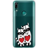 Силіконовий чохол BoxFace Huawei P Smart Z Raccoons in love (37382-cc29)