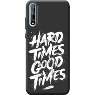 Силіконовий чохол BoxFace Huawei P Smart S hard times good times (40426-bk72)
