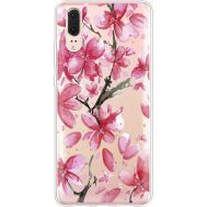 Силіконовий чохол BoxFace Huawei P20 Pink Magnolia (35581-cc37)