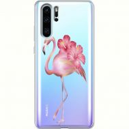 Силіконовий чохол BoxFace Huawei P30 Pro Floral Flamingo (36856-cc12)
