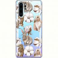 Силіконовий чохол BoxFace Huawei P30 Pro Cotton and Rabbits (36856-cc49)