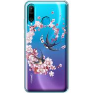 Силіконовий чохол BoxFace Huawei P30 Lite Swallows and Bloom (936872-rs4)
