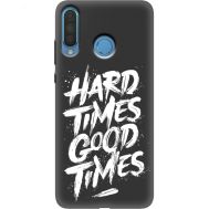 Силіконовий чохол BoxFace Huawei P30 Lite hard times good times (37511-bk72)