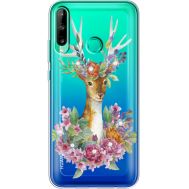 Силіконовий чохол BoxFace Huawei P40 Lite E Deer with flowers (939375-rs5)