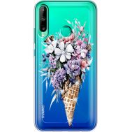 Силіконовий чохол BoxFace Huawei P40 Lite E Ice Cream Flowers (939375-rs17)
