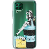 Силіконовий чохол BoxFace Huawei P40 Lite City Girl (39380-cc56)