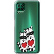 Силіконовий чохол BoxFace Huawei P40 Lite Raccoons in love (39380-cc29)