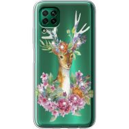 Силіконовий чохол BoxFace Huawei P40 Lite Deer with flowers (939380-rs5)