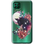 Силіконовий чохол BoxFace Huawei P40 Lite Cat in Flowers (939380-rs10)