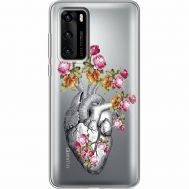 Силіконовий чохол BoxFace Huawei P40 Heart (939747-rs11)