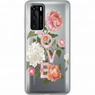 Силіконовий чохол BoxFace Huawei P40 Love (939747-rs14)