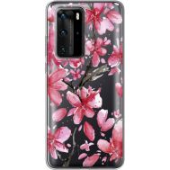 Силіконовий чохол BoxFace Huawei P40 Pro Pink Magnolia (39751-cc37)