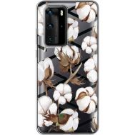 Силіконовий чохол BoxFace Huawei P40 Pro Cotton flowers (39751-cc50)