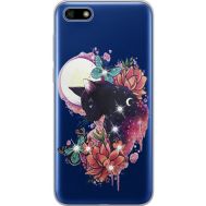 Силіконовий чохол BoxFace Huawei Y5 2018 Cat in Flowers (934965-rs10)