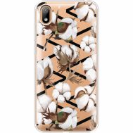 Силіконовий чохол BoxFace Huawei Y5 2019 Cotton flowers (37077-cc50)
