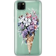 Силіконовий чохол BoxFace Huawei Y5p Ice Cream Flowers (940025-rs17)