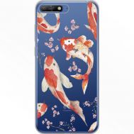 Силіконовий чохол BoxFace Huawei Y6 2018 Japanese Koi Fish (34967-cc3)
