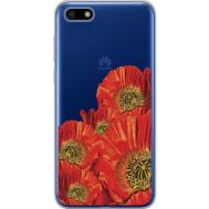 Силіконовий чохол BoxFace Huawei Y5 2018 Red Poppies (34965-cc44)