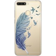 Силіконовий чохол BoxFace Huawei Y6 Prime 2018 / Honor 7A Pro Feather (34998-cc38)