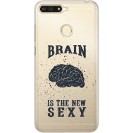 Силіконовий чохол BoxFace Huawei Y6 Prime 2018 / Honor 7A Pro Sexy Brain (34998-cc47)