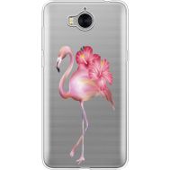 Силіконовий чохол BoxFace Huawei Y5 2017 Floral Flamingo (35638-cc12)