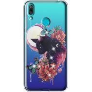 Силіконовий чохол BoxFace Huawei Y7 2019 Cat in Flowers (936046-rs10)