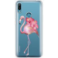 Силіконовий чохол BoxFace Huawei Y6 Prime 2019 Floral Flamingo (36649-cc12)