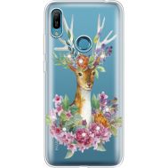 Силіконовий чохол BoxFace Huawei Y6 Prime 2019 Deer with flowers (936649-rs5)