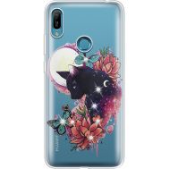Силіконовий чохол BoxFace Huawei Y6 Prime 2019 Cat in Flowers (936649-rs10)