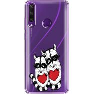 Силіконовий чохол BoxFace Huawei Y6p Raccoons in love (40018-cc29)