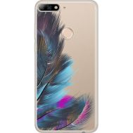 Силіконовий чохол BoxFace Huawei Y7 Prime 2018 Feathers (34966-cc48)