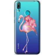 Силіконовий чохол BoxFace Huawei Y7 2019 Floral Flamingo (36046-cc12)