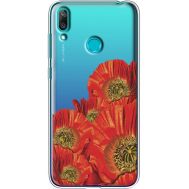 Силіконовий чохол BoxFace Huawei Y7 2019 Red Poppies (36046-cc44)