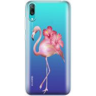 Силіконовий чохол BoxFace Huawei Y7 Pro 2019 Floral Flamingo (36681-cc12)