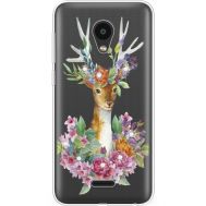 Силіконовий чохол BoxFace Meizu C9 Deer with flowers (935757-rs5)