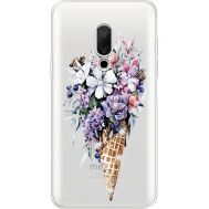 Силіконовий чохол BoxFace Meizu 15 Ice Cream Flowers (935782-rs17)