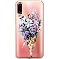 Силіконовий чохол BoxFace Meizu 16Xs Ice Cream Flowers (937412-rs17)