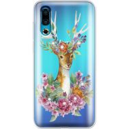 Силіконовий чохол BoxFace Meizu 16s Deer with flowers (937984-rs5)