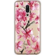 Силіконовий чохол BoxFace Meizu 16 Pink Magnolia (35190-cc37)