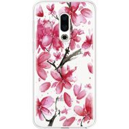 Силіконовий чохол BoxFace Meizu 16th Pink Magnolia (35189-cc37)