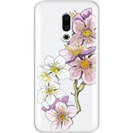 Силіконовий чохол BoxFace Meizu 16 Plus Cherry Blossom (35584-cc4)