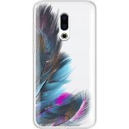 Силіконовий чохол BoxFace Meizu 16 Plus Feathers (35584-cc48)