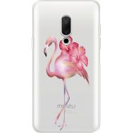 Силіконовий чохол BoxFace Meizu 15 Floral Flamingo (35782-cc12)
